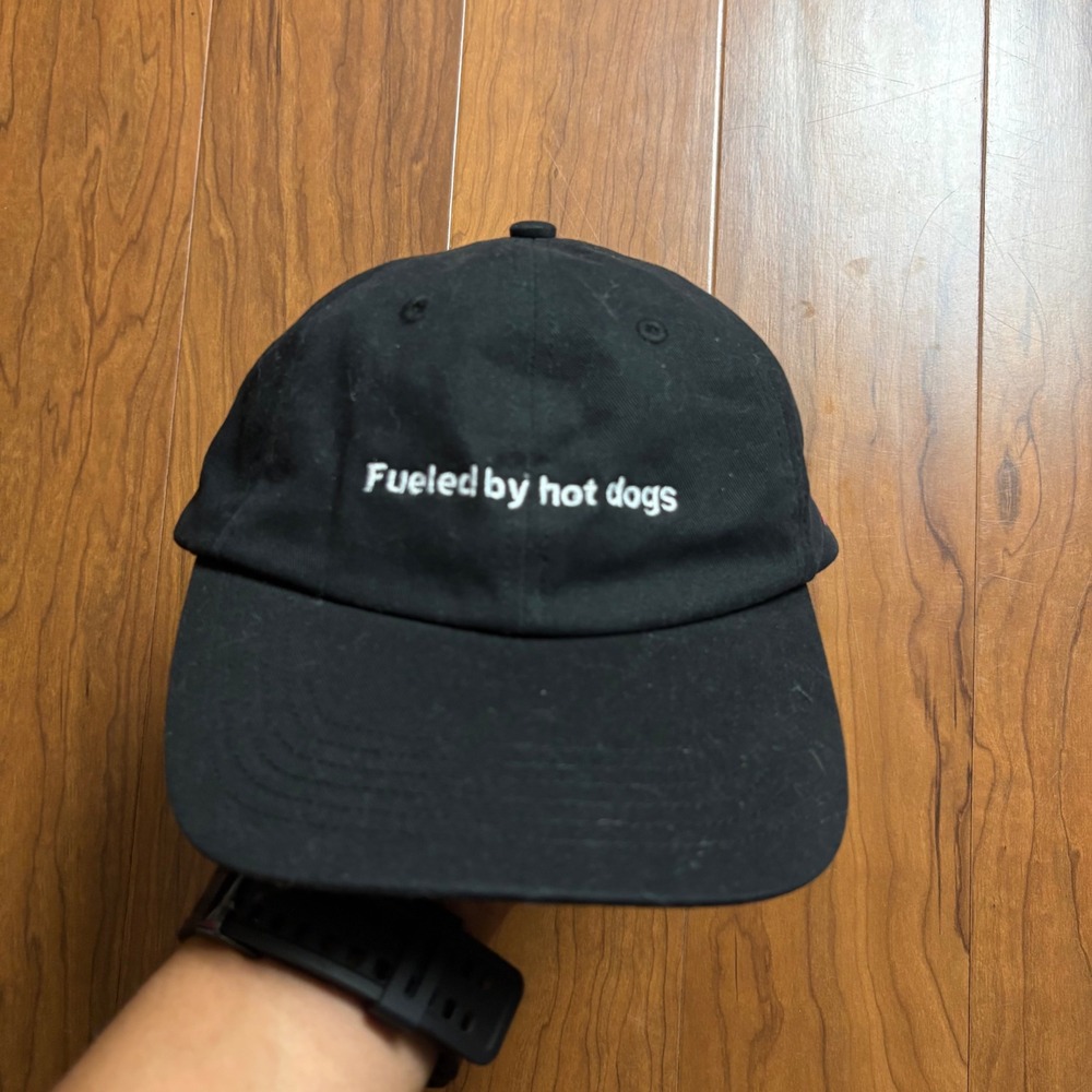 T-Mobile Fueled by Hot Dogs Black Cotton Dad Hat Adjustable Strapback Cap